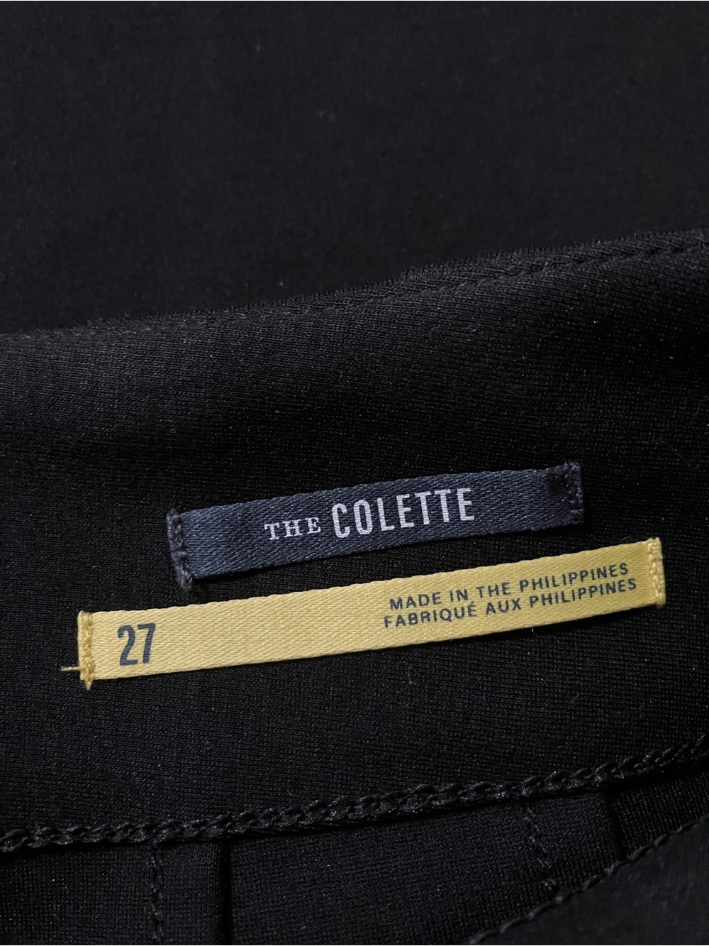 Anthropologie Maeve The Colette Ponte Crop Wide Leg Pants Black size 27 - Picture 11 of 13